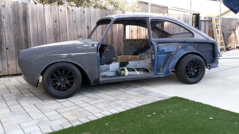 Current status, with the front fender back on.